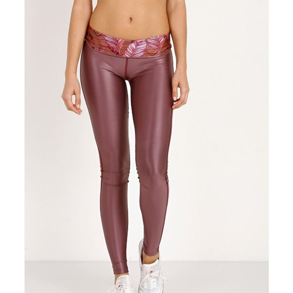 Maaji Reversible High Rise Leggings Liquid Pink Womens Size S